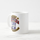 SOF - Co D - 17th Infantry - LRRP.png Coffee Mok (Voorkant links)