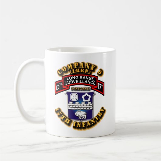 SOF - Co D - 17th Infantry - LRRP.png Coffee Mok (Links)