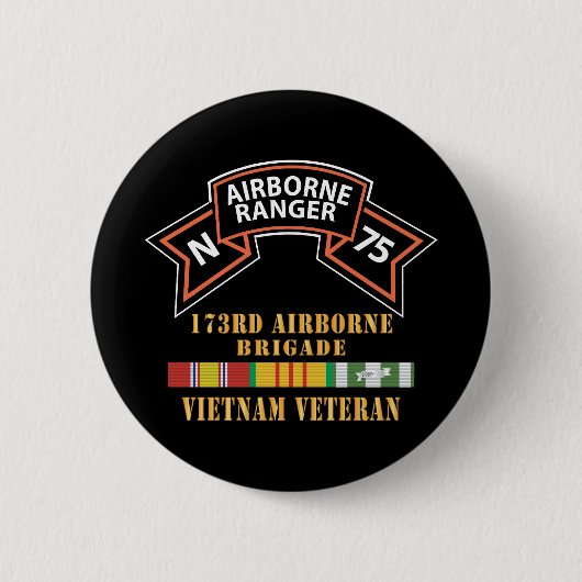SOF - N Company Scroll - 173e Luchtlandingsbrigade Ronde Button 5,7 Cm (Voorkant)