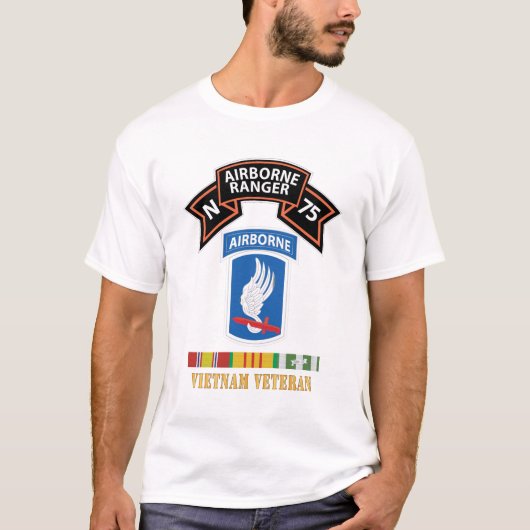 SOF - N Company Scroll - 173rd Airborne BDE - Viet T-shirt (Voorkant)