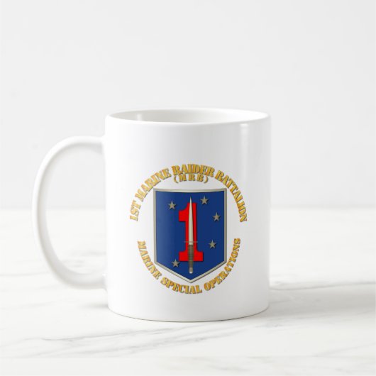 SOF - USMC 1e Mariniers Raider Bataljon.p Koffiemok (Links)