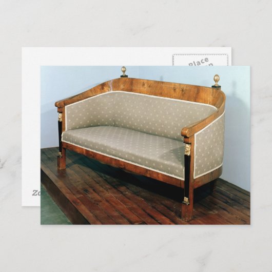 Sofa, Biedermeier style, c.1820 Briefkaart (Voorkant / Achterkant)