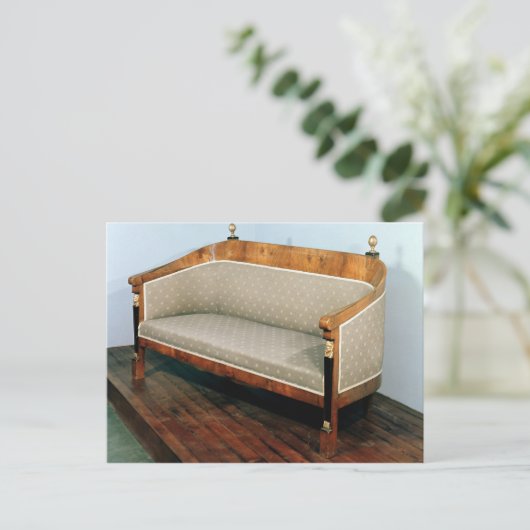 Sofa, Biedermeier style, c.1820 Briefkaart (Staand voorkant)