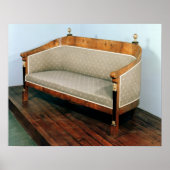 Sofa, Biedermeier style, c.1820 Poster (Voorkant)