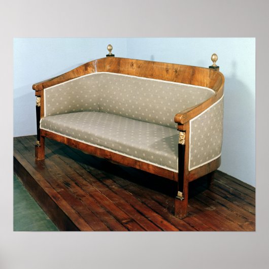 Sofa, Biedermeier style, c.1820 Poster (Voorkant)
