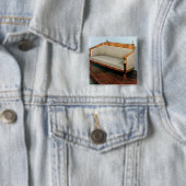 Sofa, Biedermeier style, c.1820 Vierkante Button 5,1 Cm (In situ)