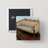 Sofa, Biedermeier style, c.1820 Vierkante Button 5,1 Cm (Voorkant /achterkant)