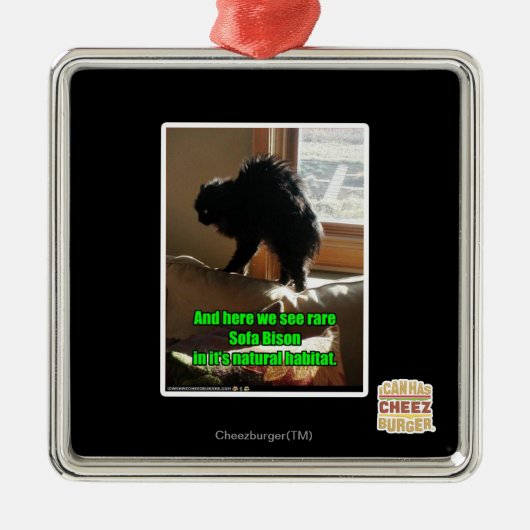 Sofa Bison Metalen Ornament (Voorkant)