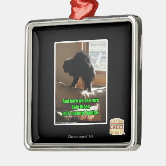 Sofa Bison Metalen Ornament (Links)