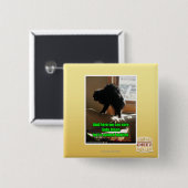 Sofa Bison Vierkante Button 5,1 Cm (Voorkant /achterkant)