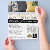 Sofa Cushions, de Reinigingsdienst Adverteren Flyer (Hand)