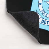 Sofa Detective Badge Funny True Crime Basically A Muismat (Hoek)