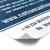 Sofa, Elegant Blue, Antiek dealer, winkel Poster (Hoek)