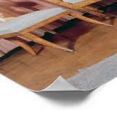 Sofa en twee stoelen, Karelian birch, 1810-20 Poster (Hoek)