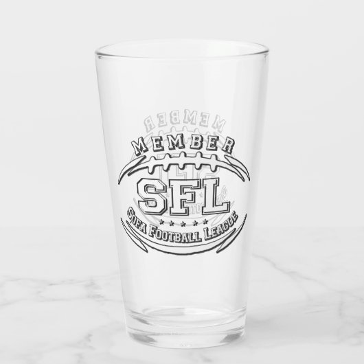 Sofa Football League Glas (Achterkant)