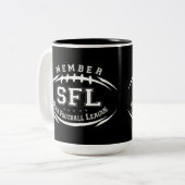 Sofa Football League Tweekleurige Koffiemok (Voorkant links)