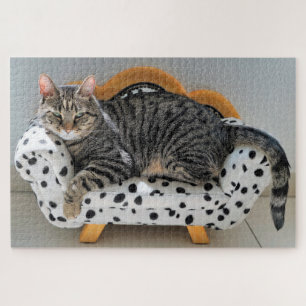Sofa-kattenpuzzel Legpuzzel