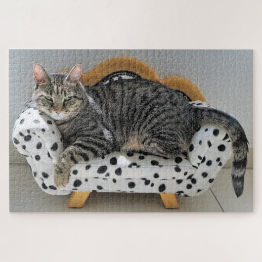 Sofa-kattenpuzzel Legpuzzel (Horizontaal)