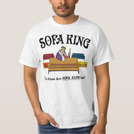 Sofa King - Onze prijzen zijn zacht koning laag T-shirt