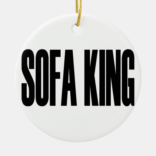 SOFA KING Ornament (Voorkant)