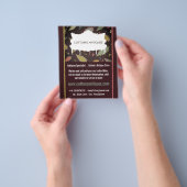 Sofa, Paarse Boho Chic, Antiek winkel Flyer (Hand)