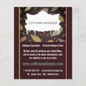 Sofa, Paarse Boho Chic, Antiek winkel Flyer (Voorkant)