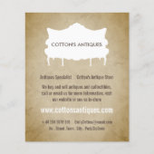 Sofa, papier, Antiek dealer, winkel Flyer (Voorkant)