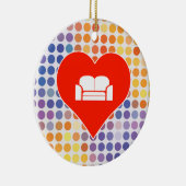 Sofa-pictogram Keramisch Ornament (Rechts)