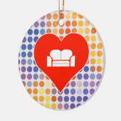 Sofa-pictogram Keramisch Ornament (Links)