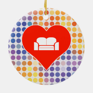 Sofa-pictogram Keramisch Ornament