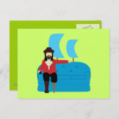 Sofa Pirate Briefkaart (Voorkant / Achterkant)
