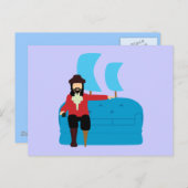 Sofa Pirate Briefkaart (Voorkant / Achterkant)