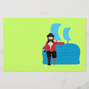 Sofa Pirate Briefpapier