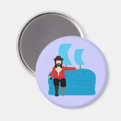 Sofa Pirate Magneet (Voorkant / Achterkant)