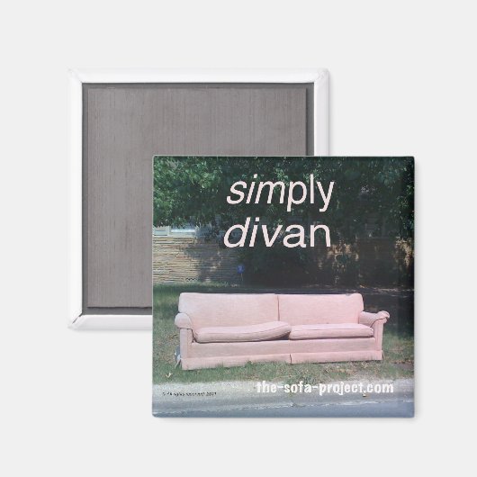 Sofa Project magneet (Voorkant / Achterkant)