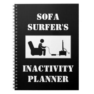 Sofa Surfer's inactiviteitsplanner Notitieboek