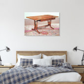 Sofa-tafel met harppoten van Thomas Canvas Afdruk (Insitu (Slaapkamer))