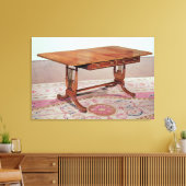 Sofa-tafel met harppoten van Thomas Canvas Afdruk (Insitu (Woonkamer))