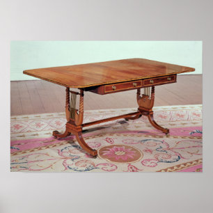 Sofa-tafel met harppoten van Thomas Poster