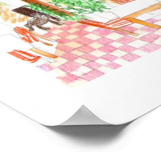 Sofas Taverna, Kreta, Poster Griekenland (Hoek)