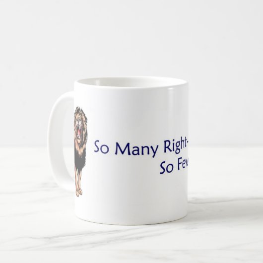 SoFewLions Koffiemok (Voorkant links)