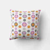 Soffkudde Cirkulär vit Kussen (Achterkant)