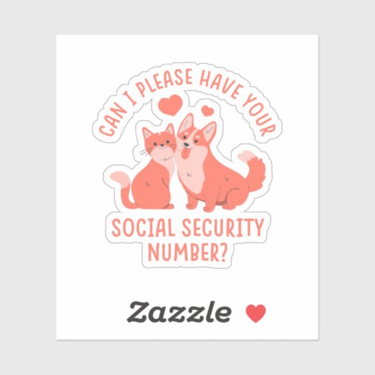 sofi-nummer sticker (Vel)