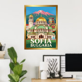 Sofia Alexander Nevskykathedraal Poster (Thuiskantoor)