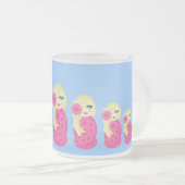 Sofia Babushka Frosted Glass Mok (Voorkant rechts)