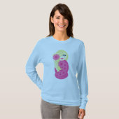 Sofia Babushka T-shirt met lange hoes (Voorkant volledig)