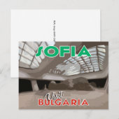 Sofia, bezoek Bulgarije... Briefkaart (Voorkant / Achterkant)