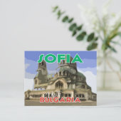 Sofia, bezoek Bulgarije Briefkaart (Staand voorkant)