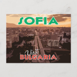 Sofia, bezoek Bulgarije... Briefkaart