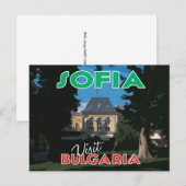 Sofia, bezoek Bulgarije Briefkaart (Voorkant / Achterkant)